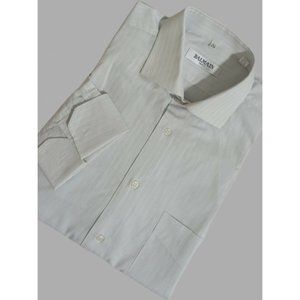 BALMAIN PARIS Mens Striped Long Sleeve Frensh Cuff Shirt Size L 41-42 EX COND